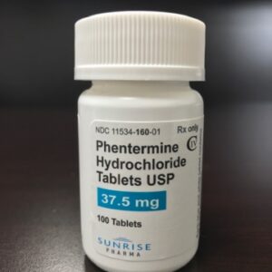 Phentermine 37.5mg(100 tablets)